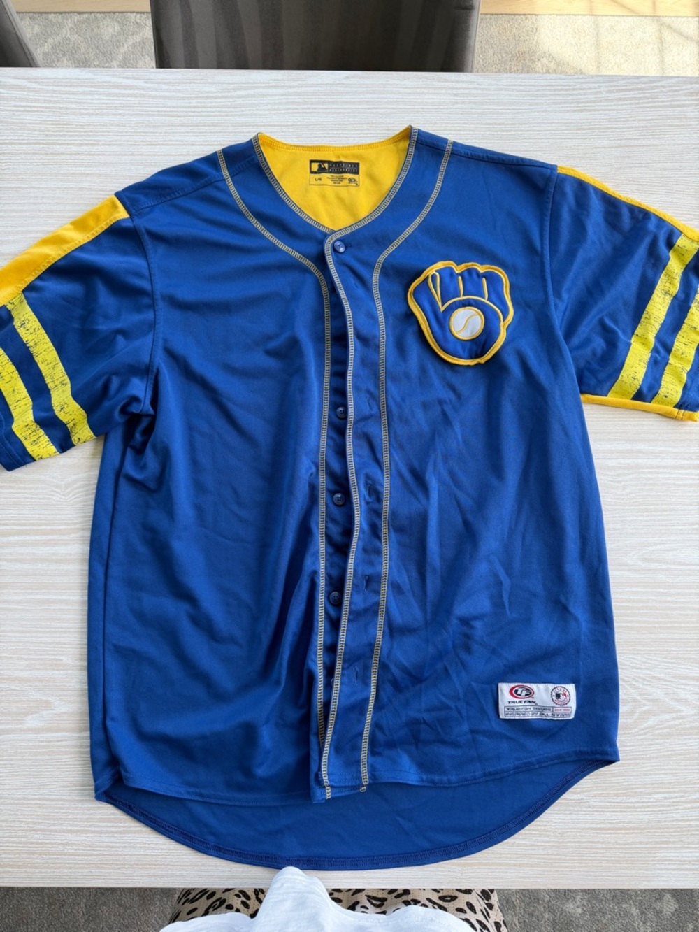 Throwback MLB Milwaukee Brewers Jersey